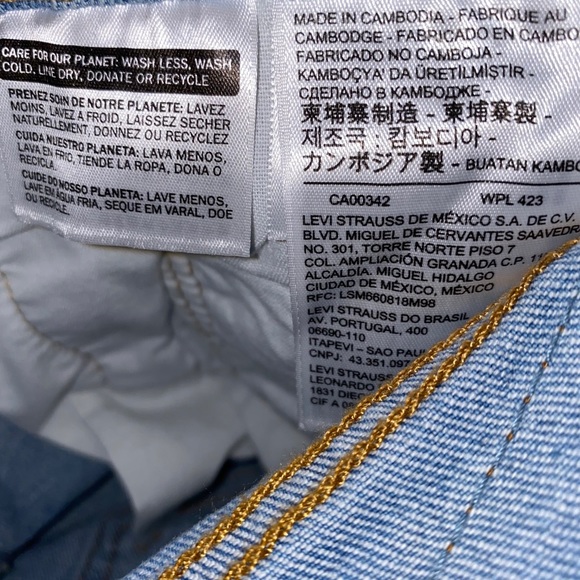 Levi’s Premium 501 Shorts / Brand New With Tags - Picture 6 of 9